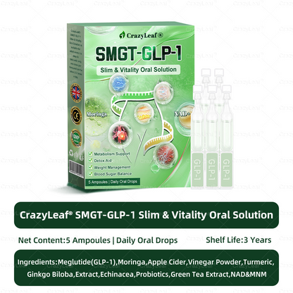 𝐂𝒓𝓪𝙯𝙮𝐋𝑒𝑎𝐟® 𝚂𝖬𝐺𝘛-𝘎𝐿𝙋-1 𝑆𝘭𝘪𝘮 & 𝘝𝘪𝘵𝘢𝘭𝘪𝘵𝘺 𝖮𝗋𝖺𝗅 𝑆olution 𝗍𝖺𝗋𝗀𝖾𝗍𝗌 𝑡𝑢𝑏𝑏𝑜𝑟𝑛 𝑤𝑒𝑖𝑔ℎ𝑡, ℎ𝑖𝑔ℎ 𝑏𝑙𝑜𝑜𝑑 𝑝𝑟𝑒𝑠𝑠𝑢𝑟𝑒, 𝑏𝑙𝑜𝑜𝑑 𝑠𝑢𝑔𝑎𝑟 ,𝘧𝘢𝘵𝘵𝘺 𝘭𝘪𝘷𝘦𝘳, 𝘫𝘰𝘪𝘯𝘵 𝘱𝘢𝘪𝘯, 𝘧𝘢𝘵𝘪𝘨𝘶𝘦,𝑙𝑜𝑤 𝑒𝑛𝑒𝑟𝑔𝑦, 𝑠𝑎𝑔𝑔𝑖𝑛𝑔 𝑠𝑘𝑖𝑛 & 𝑚𝑜𝑟𝑒 𝑓𝑜𝑟 𝑏𝑒𝑡𝑡𝑒𝑟 ℎ𝑒𝑎𝑙𝑡ℎ & 𝑣𝑖𝑡𝑎𝑙𝑖𝑡𝑦
